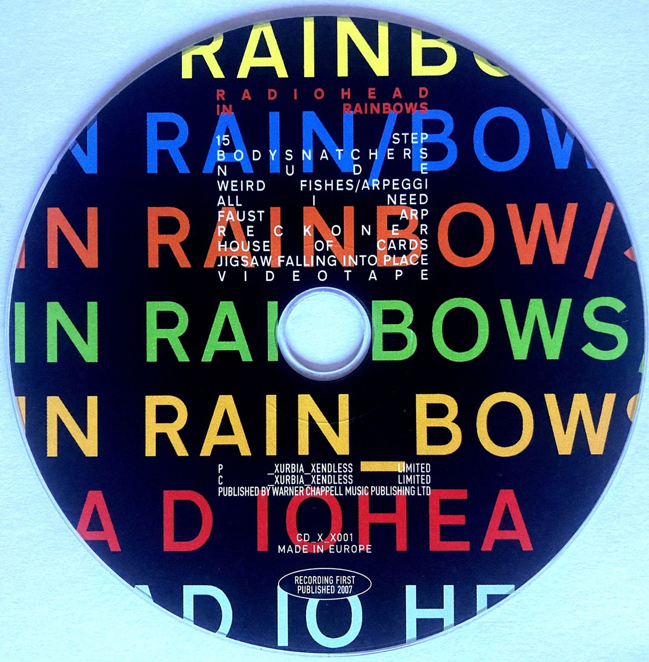 Schallplatten: RADIOHEAD - IN RAINBOWS – Gebraucht aus Bottens von hotter-than-hell 8