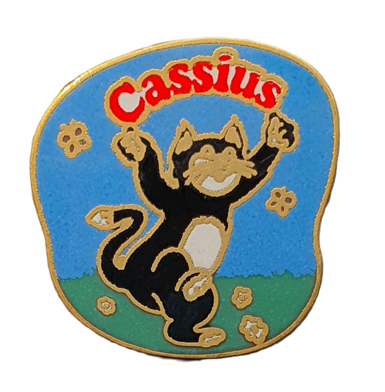 Placchette & Badge: U191 - Pin Cat Katze Cassius – Usato da Reinach BL venduto da Boston-Verkauf