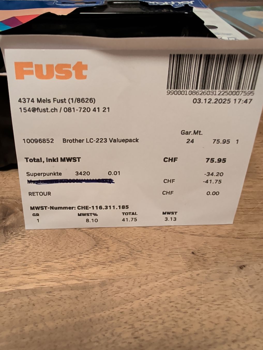 Brother Cartucce per stampanti & toner: Brother LC-223 Kombipack, Neu – Nuovo (secondo la descrizione) da Heiligkreuz (Mels) venduto da stolzesbuebemami 3