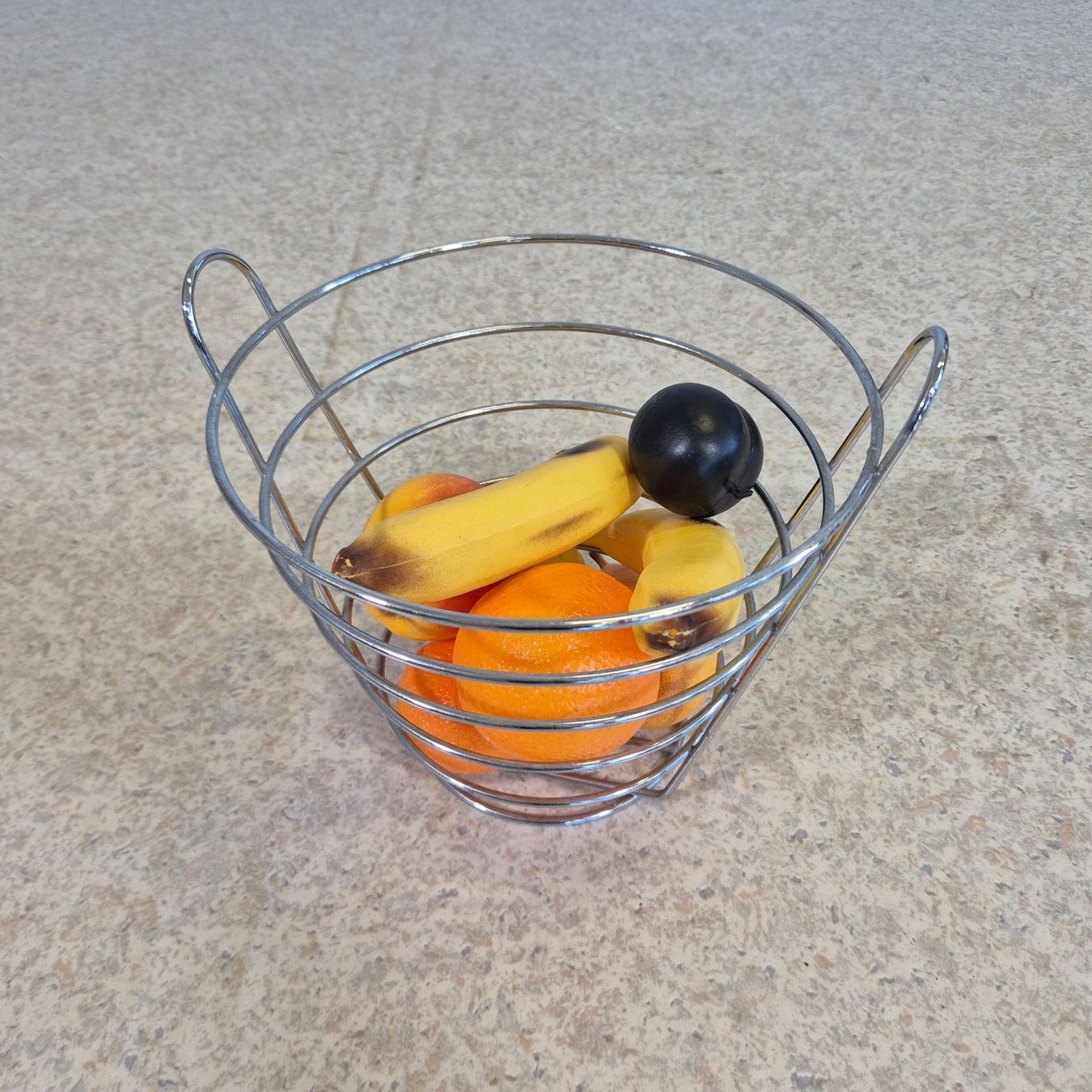Ciotole: Früchtekorb Früchteschale Obstschale Korb verchromt – Usato da Nottwil venduto da Wondewa-Shop 2