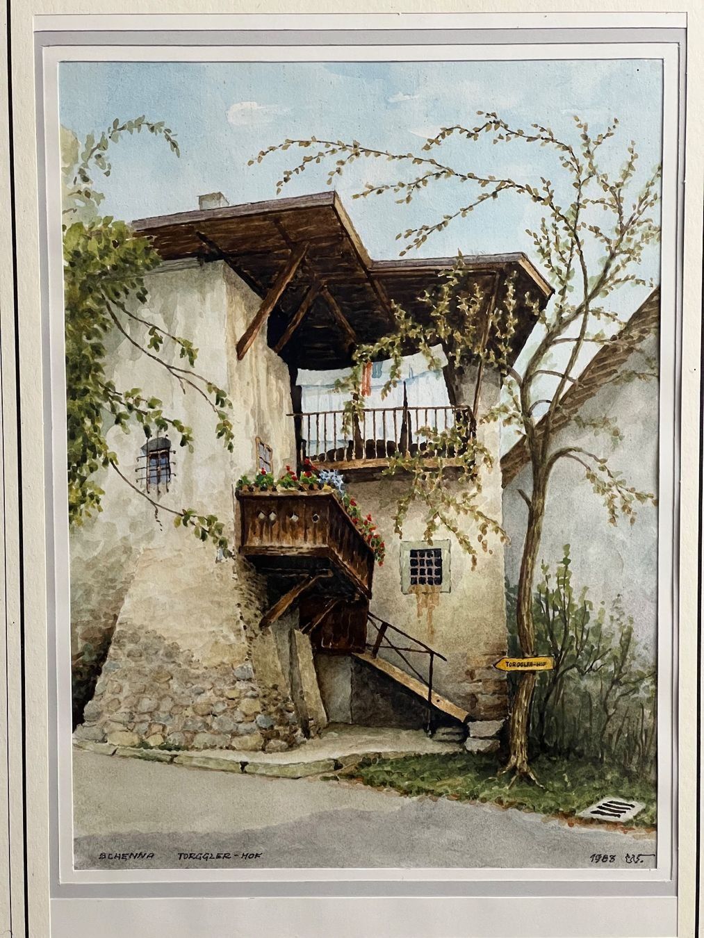 Gemälde: CARL VOGEL „SCHENNA“ – Gebraucht aus Basel von Kaffee_und_Kunst 1