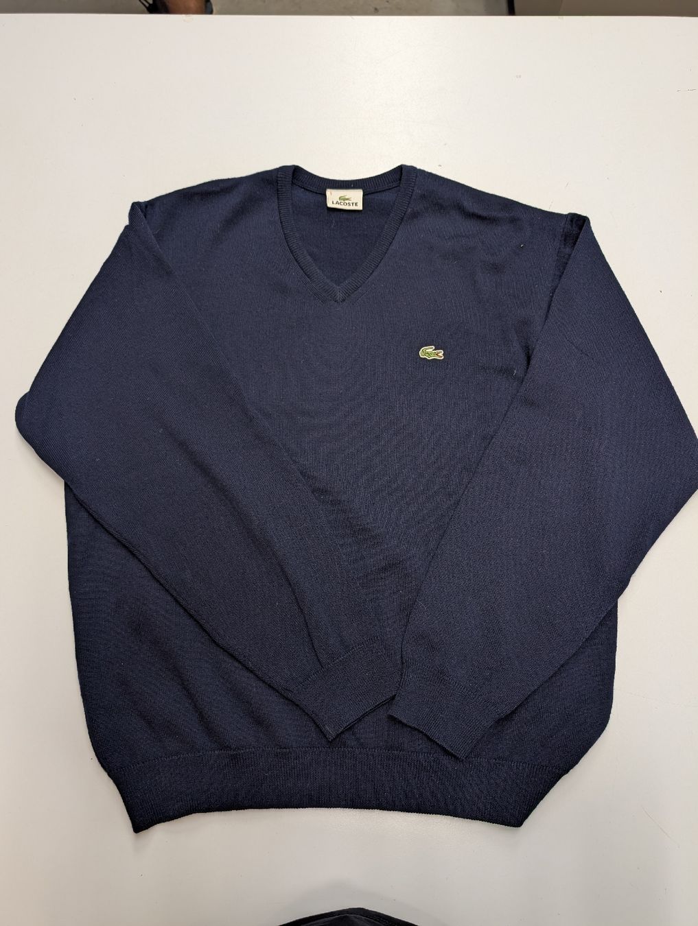Lacoste Pullover & Sweatshirts: Lacoste Pullover, 100% Schurwolle, Grösse L, dunkelblau – Gebraucht aus Fislisbach von HurtiBrocki 6