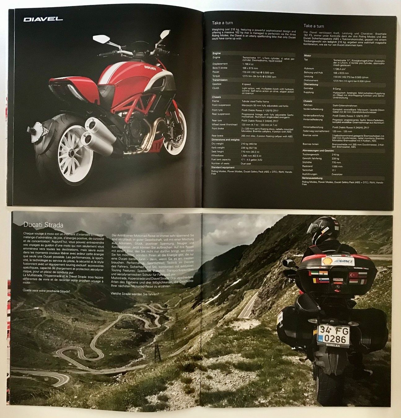 Ducati Dokumente: Ducati Prospekte Modelljahr 2013 – Gebraucht aus Strengelbach von Omobono 4