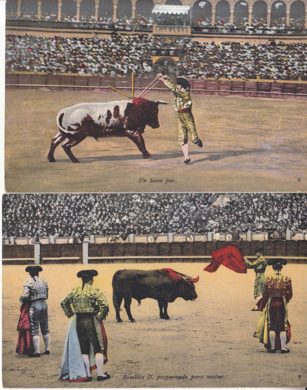Cartoline postali: Spanien Stierkampf, 6 Karten ungelaufen ca. 1920 – Usato da Bürglen TG venduto da StampGraf 5