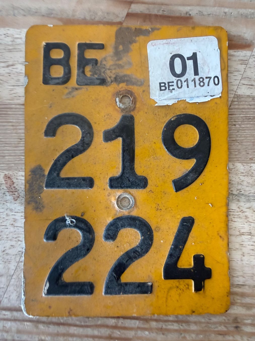 Schilder: BE Mofa Nummernschild 219 224 – Gebraucht aus Fahrni b. Thun von berger_tuning34