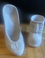 Blumentopf Set: Schuh und Stiefel, für drinnen.