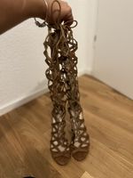 Elegant Lace-Up High Heel Sandals