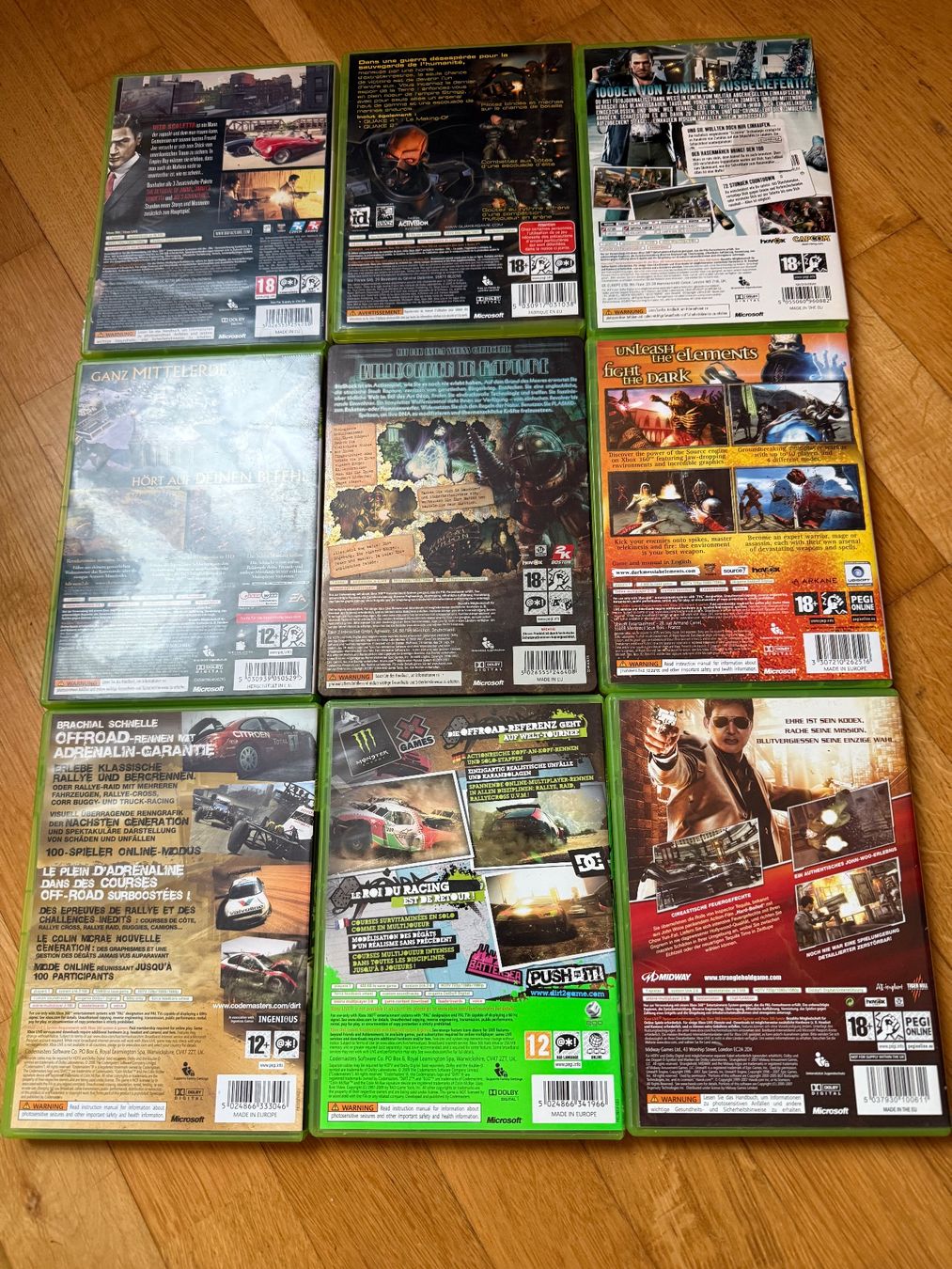 Giochi: Xbox 360 Spielesammlung mit 9 Games – Usato da Grünen venduto da Manhunt13 1