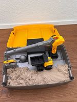Baustelle mit kinetischem Sand neuwertig