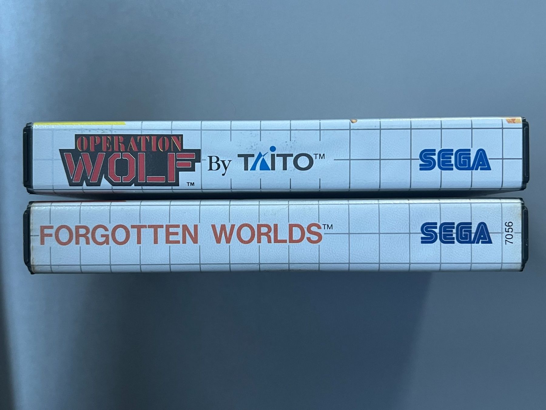 Sega Giochi: Forgotten Worlds + Operation Wolf - Master System Games – Usato da Rivera venduto da poweradem05 2