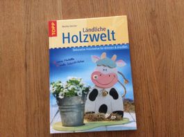 Ländliche Holzwelt  Dekorative Holzmotiv ( Neuwertig )