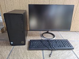 HP Desktop PC i5-9400 8GB RAM Win11inkl. Bilds. Tast.Maus