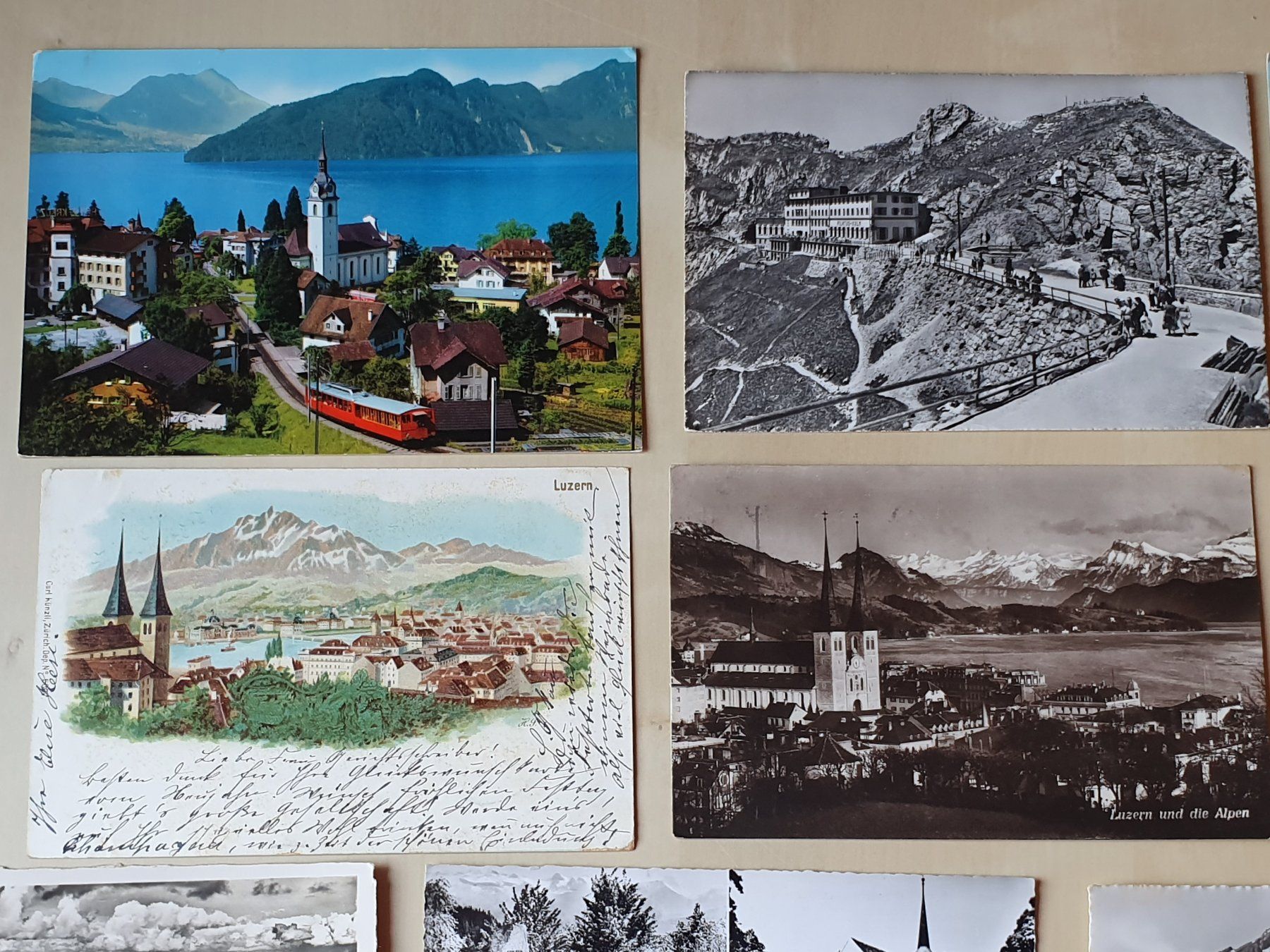 Ansichtskarten: 10 x Karten Luzern ab 1902 – Gebraucht aus Stansstad von collectorsshop 1