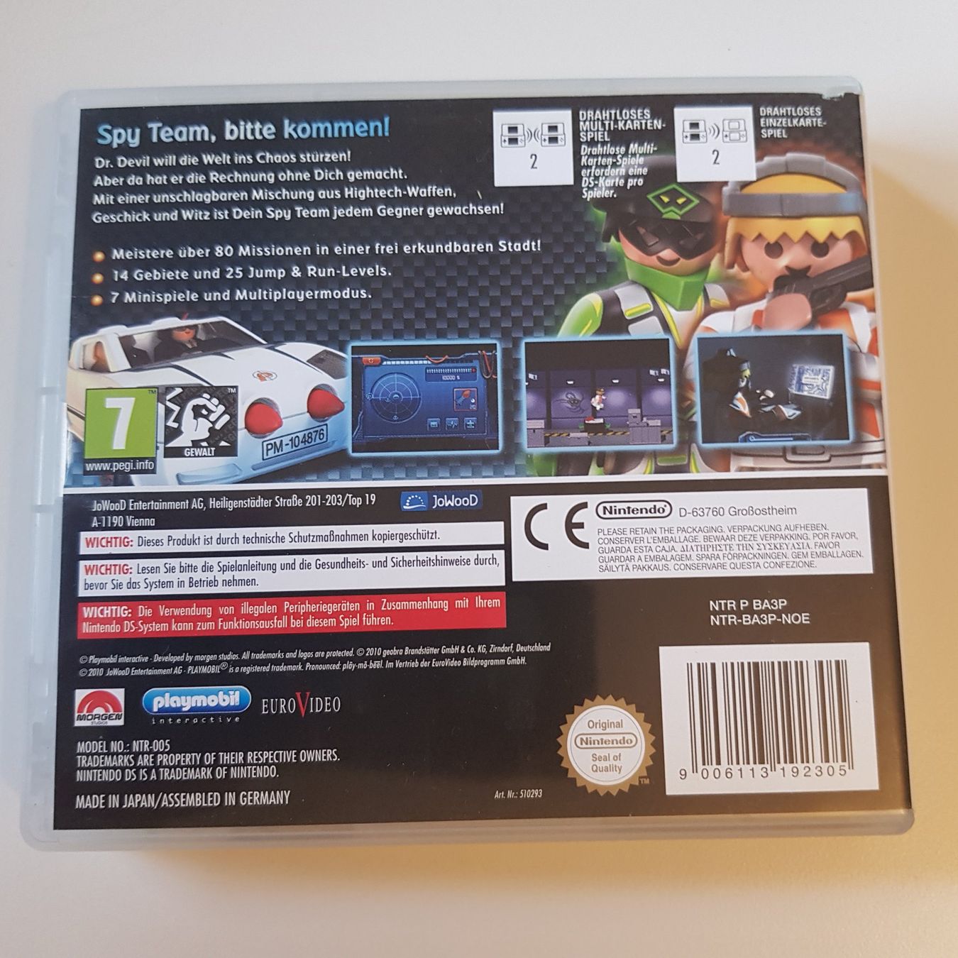 Nintendo Jeux: Playmobil Top Agents /DS – D'occasion à Münchenstein par 2DGames 1