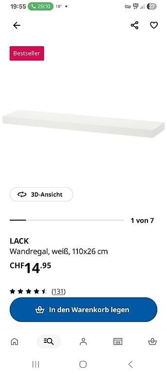 Scaffali: Tablar Wand – Usato da Dielsdorf venduto da VVGG