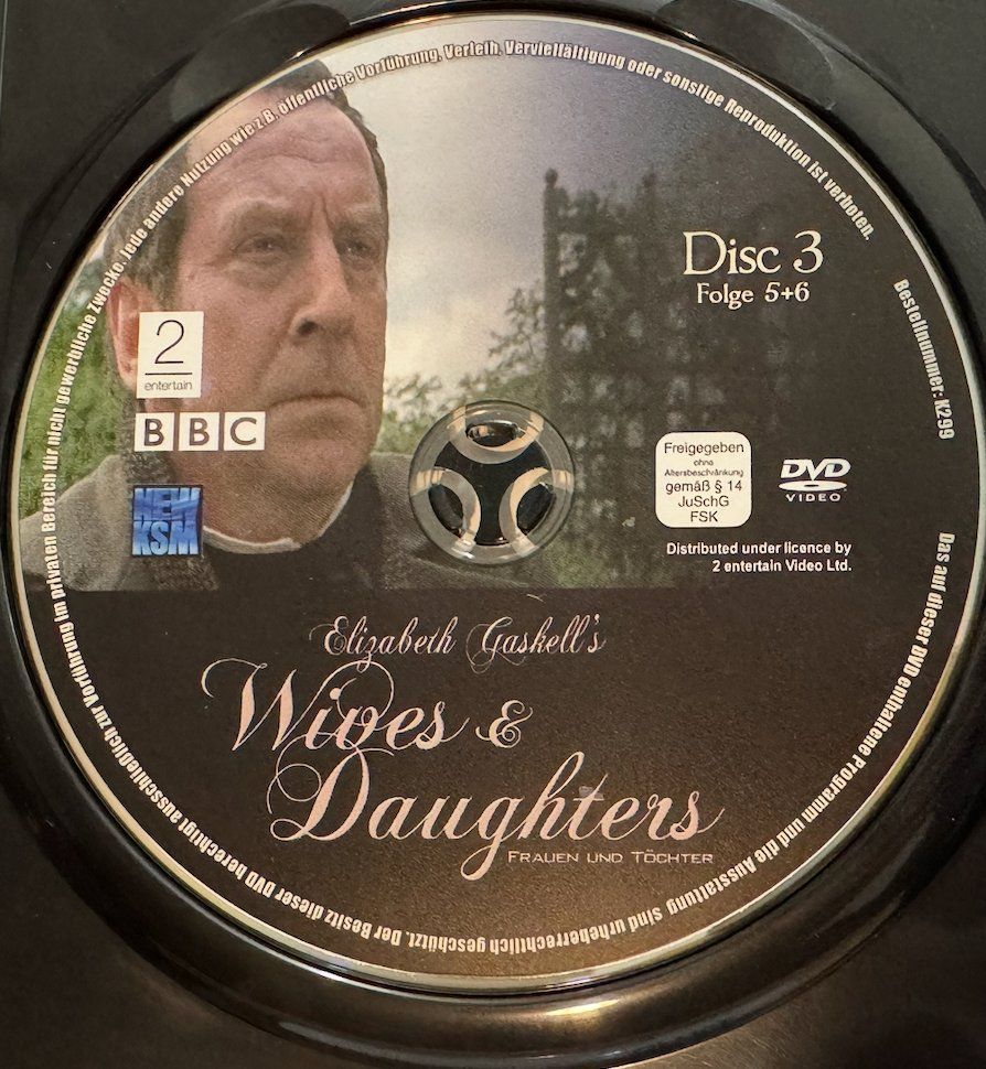 Tutti i DVDs: 3 DVDs  WIVES & DAUGHTERS von Elizabeth GASKELL'S – Usato da Wisen venduto da gigisna 8