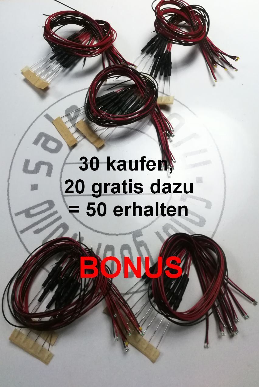Componenti elettronici: LED SMD 0805 warm, verkabelt MEGA-PACK – Nuovo (secondo la descrizione) da Luzern venduto da Salefactory