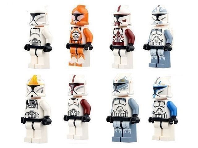 Statuette: 8 STAR WARS CLONE TROOPER - KLEMMBAUSTEINE MINIFIGUREN – Nuovo e nell'imballaggio originale da Kriens venduto da swissgadget 9