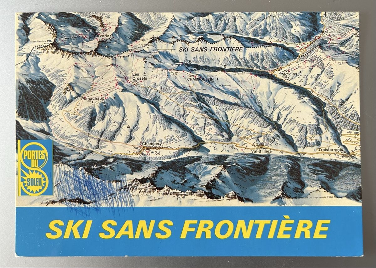 Cartoline postali: Portes du Soleil Skirama – Usato da Athenaz (Avusy) venduto da xam48