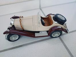 Modellauto Mercedes-Benz SSK 1928, beige/braun, 1:18