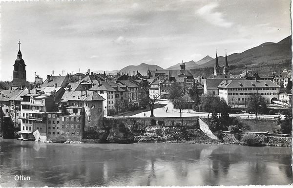 Cartoline postali: Olten Altstadt mit Klosterplatz – Usato da Olten venduto da clotaldi