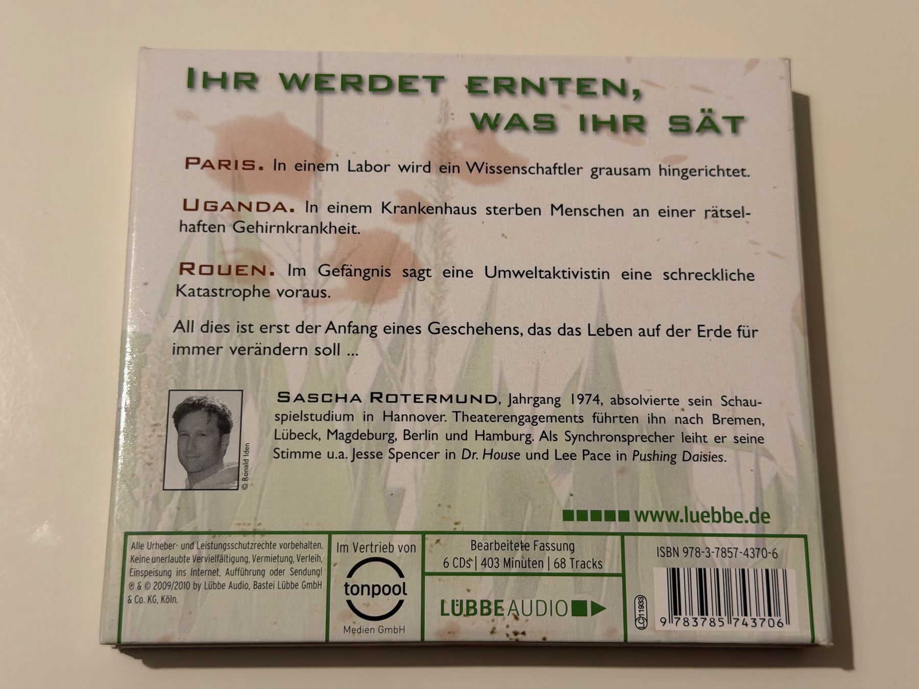 Audiolibri: Fran Ray - Die Saat - 6 CDs, Top! – Usato da Altstätten SG venduto da sheamus 1