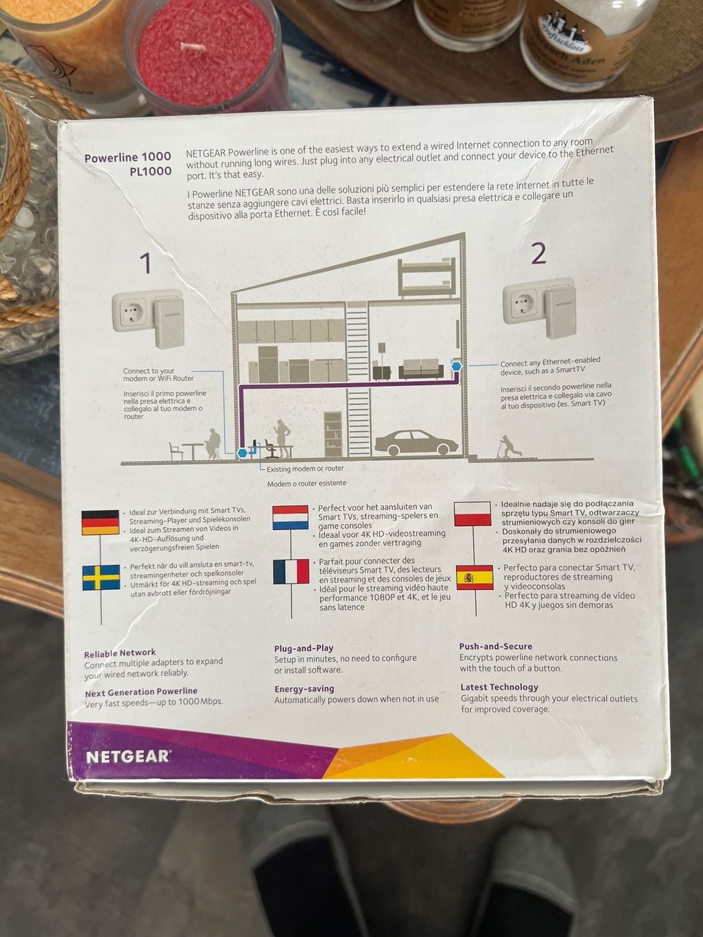 Netgear Modem & Router: NETGEAR Powerline 1000 – Nuovo (secondo la descrizione) da Birmenstorf AG venduto da luckyx90 1