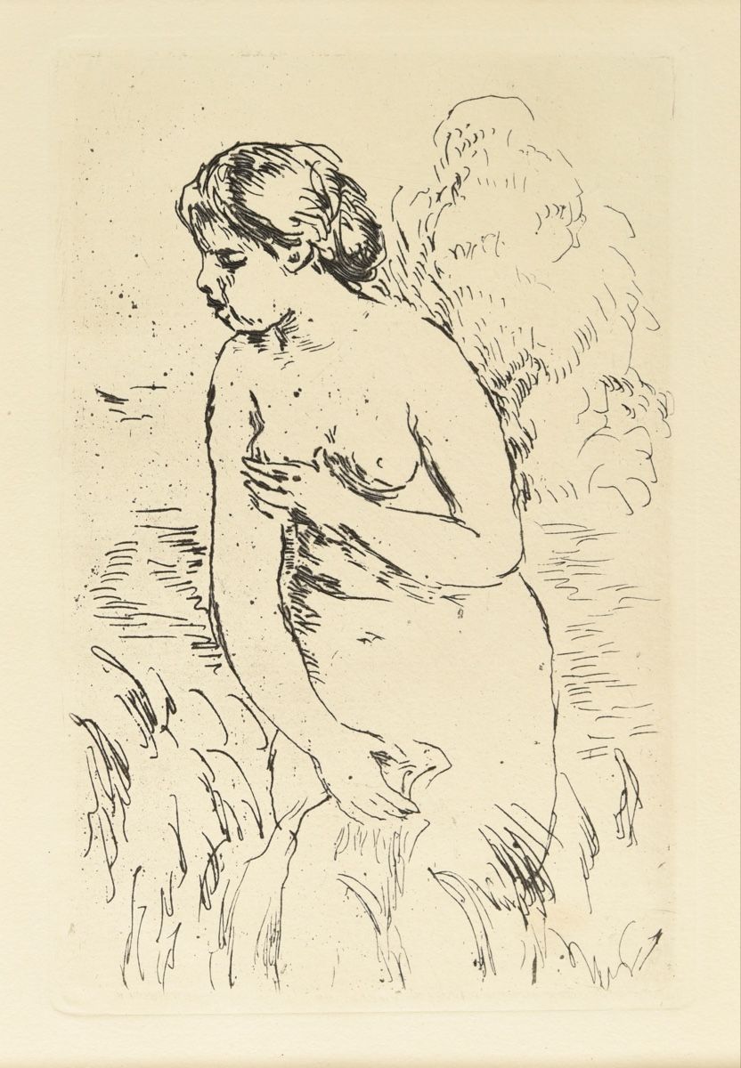Gravures: Renoir - Baigneuse debout - Gravure – D'occasion à Delemont par nimagu