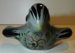 Kerzenständer Mexico  Keramik Souvenir   Vogelmotiv
