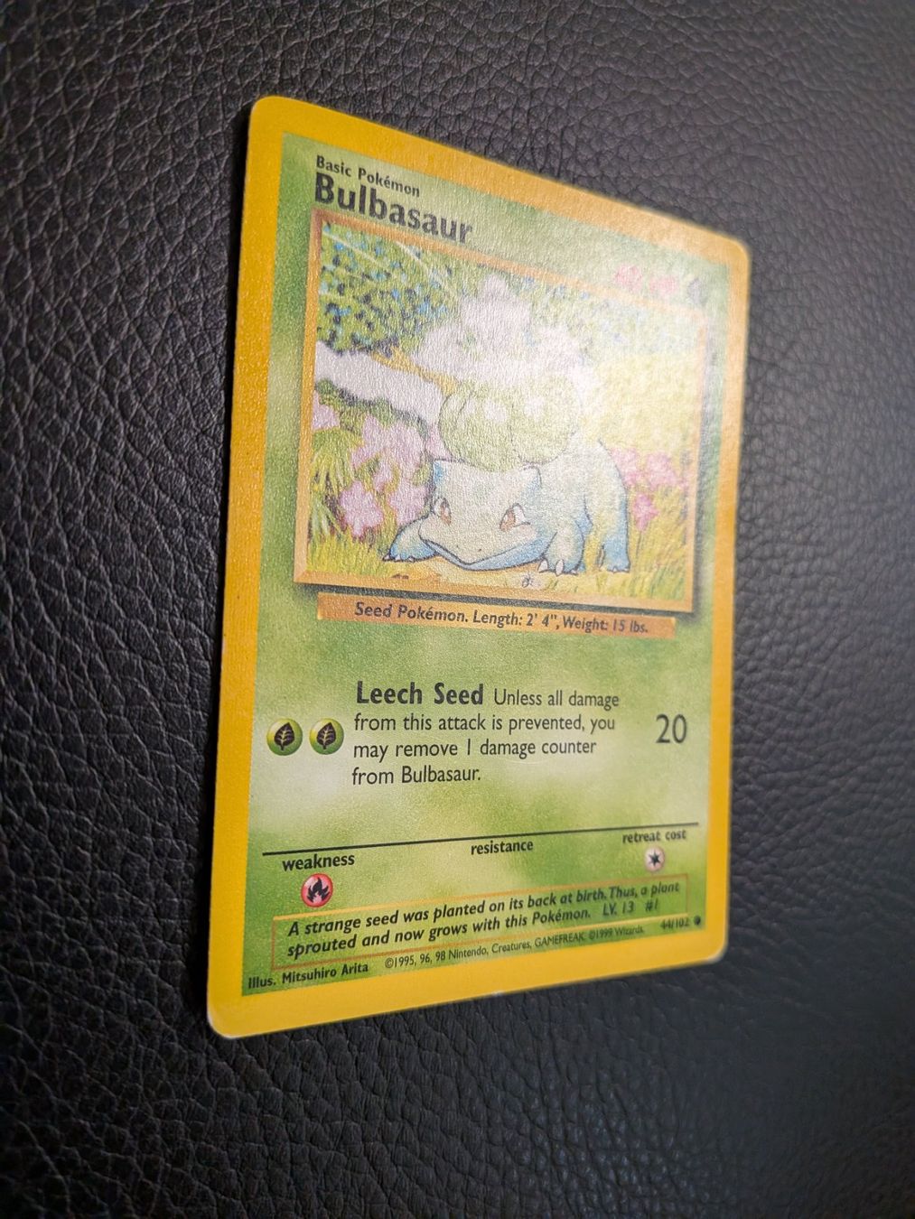Pokémon Cartes à collectionner: Base Set Bulbasaur 44/102 Ab 1 – D'occasion à Paradiso par Pkmn10 1