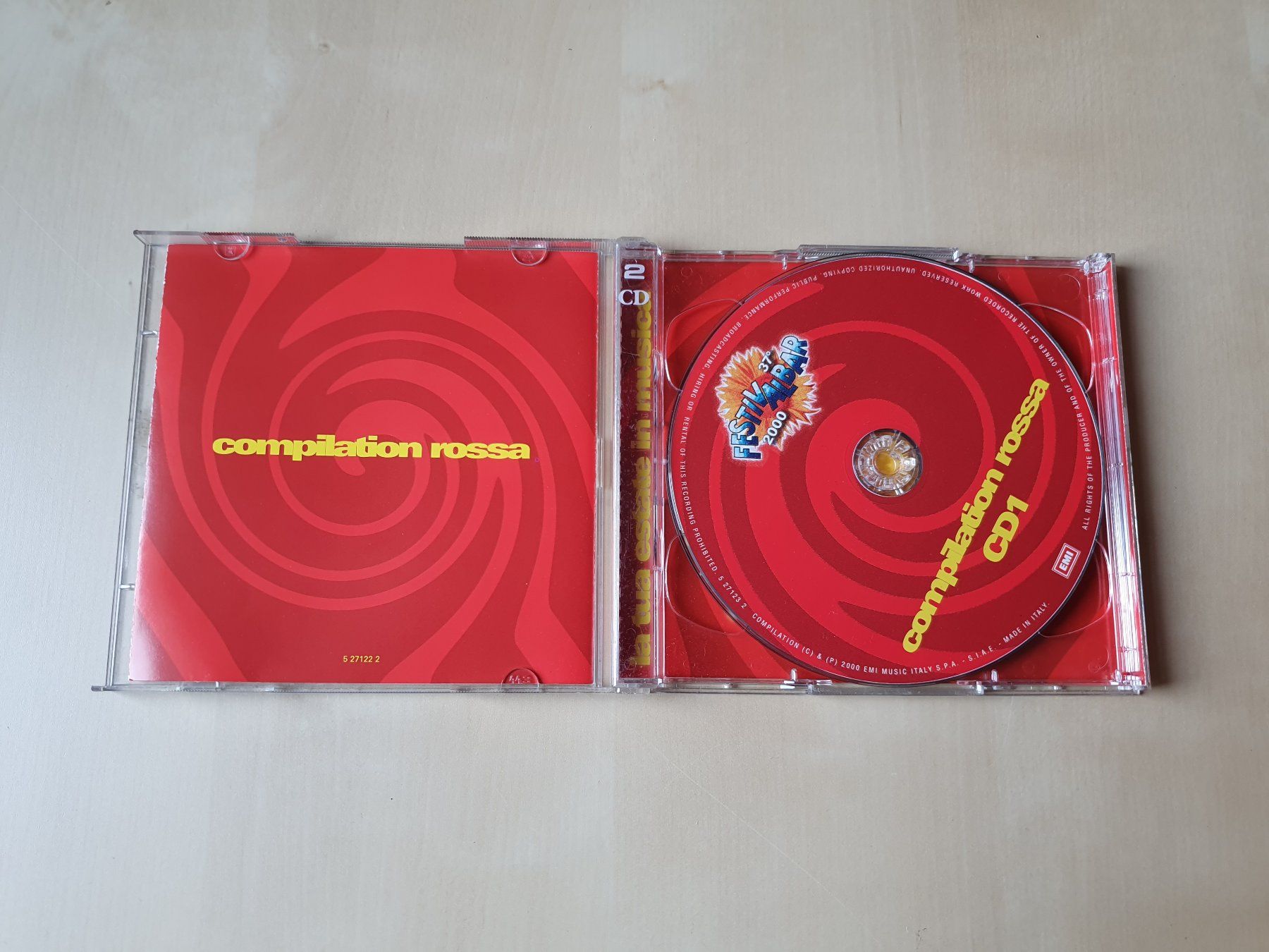 CD: Festivalbar 2000 compilation rossa – Usato da Stansstad venduto da collectorsshop 2