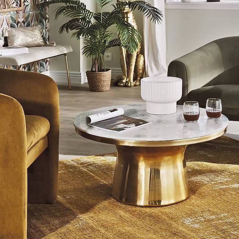 Tavoli: Couchtisch mit Marmor - Table basse originale avec marbre – Usato da Muri b. Bern venduto da ser_x66n 1