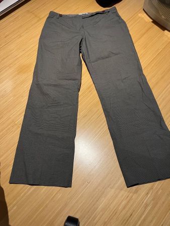MORE & MORE Stoffhose Gr. 42 Grau Business Elegant