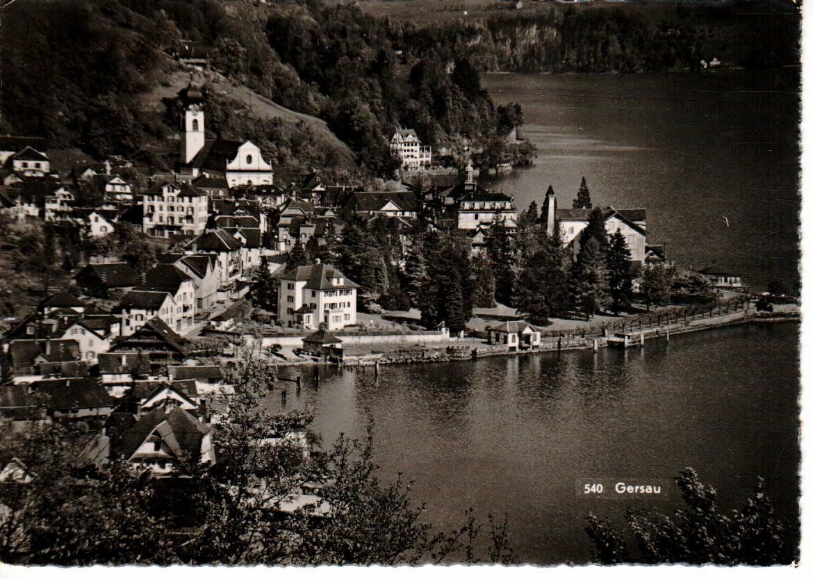 Cartoline postali: Gersau - Luzern Flüelen Schiff 1946 – Usato da Wolhusen venduto da Curver9