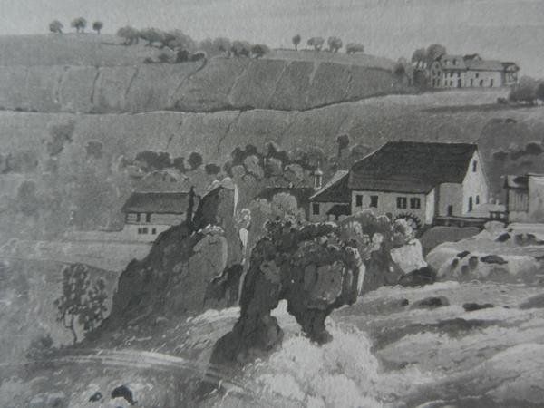 Stiche: Rheinfall Pavillon Bleuler – Gebraucht aus Risch von Rischli15 9