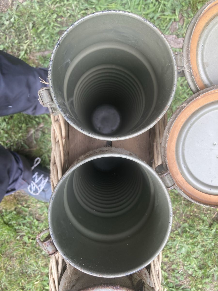 Ausrüstung & Ersatzteile: 4er Set alte Munitionskorb, Schweizer Armee – Gebraucht aus Aarwangen von to-hirschi 6
