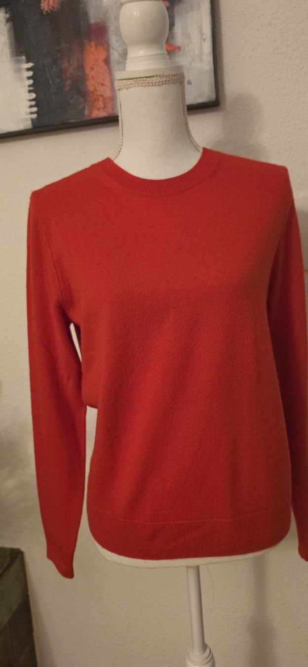 Pulls & Sweat-shirts: Uniqlo Kaschmir Pullover rot Grösse S  – Neuf (Voir description) à St. Gallen par mania03 1