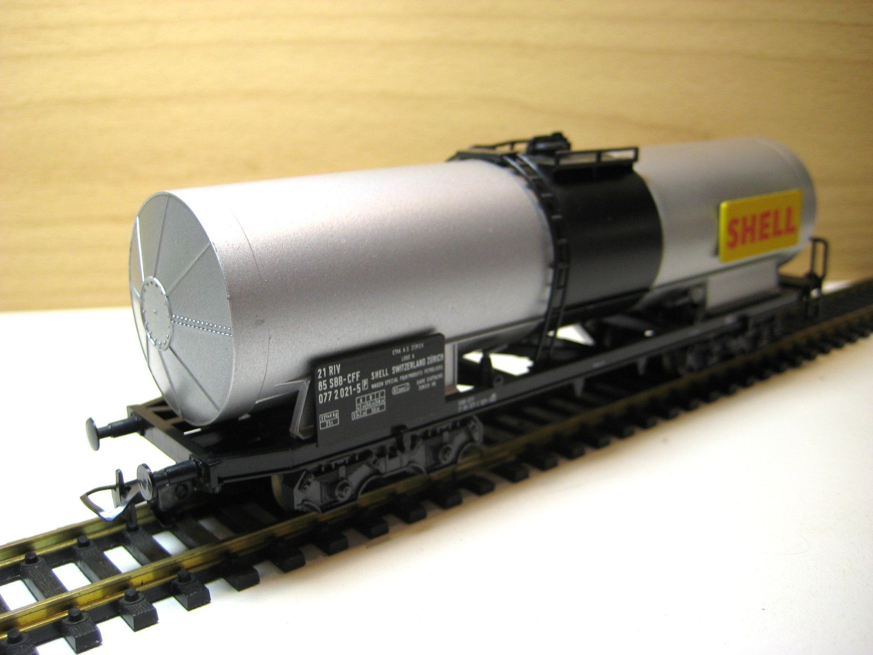 LILIPUT 225 51 SHELL 4-achs Kesselwagen SBB H0-DC mit OVP (Neu (gemäss ...
