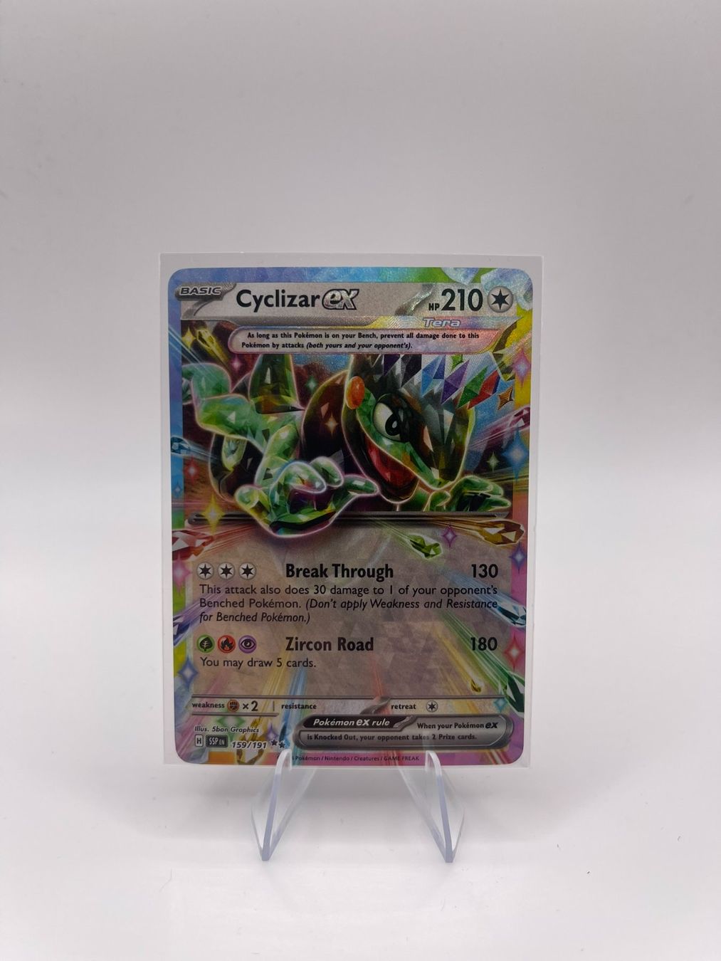 Pokémon Sammelbilder & Trading cards: Pokemon: Cyclizar ex 159/191 – Gebraucht aus Märstetten von AlienNova