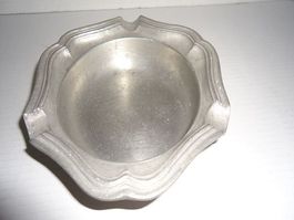 Antiker Zinn Aschenbecher, Vintage,