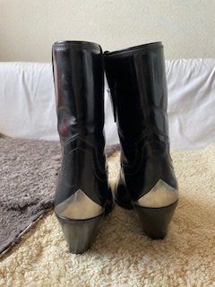 Isabel Marant Damenschuhe: Isabel Marant Leyane Western Booties Black & Silver Size 38 – Neu (gemäss Beschreibung) aus Bernhardzell von Sunka0 3
