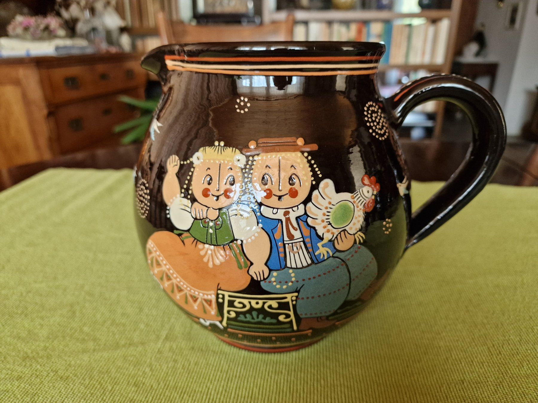 Caraffe: Willy Aebi, Hasle  -  grosse, wunderschöne Kanne – Usato da Röthenbach i. E. venduto da Heureka5