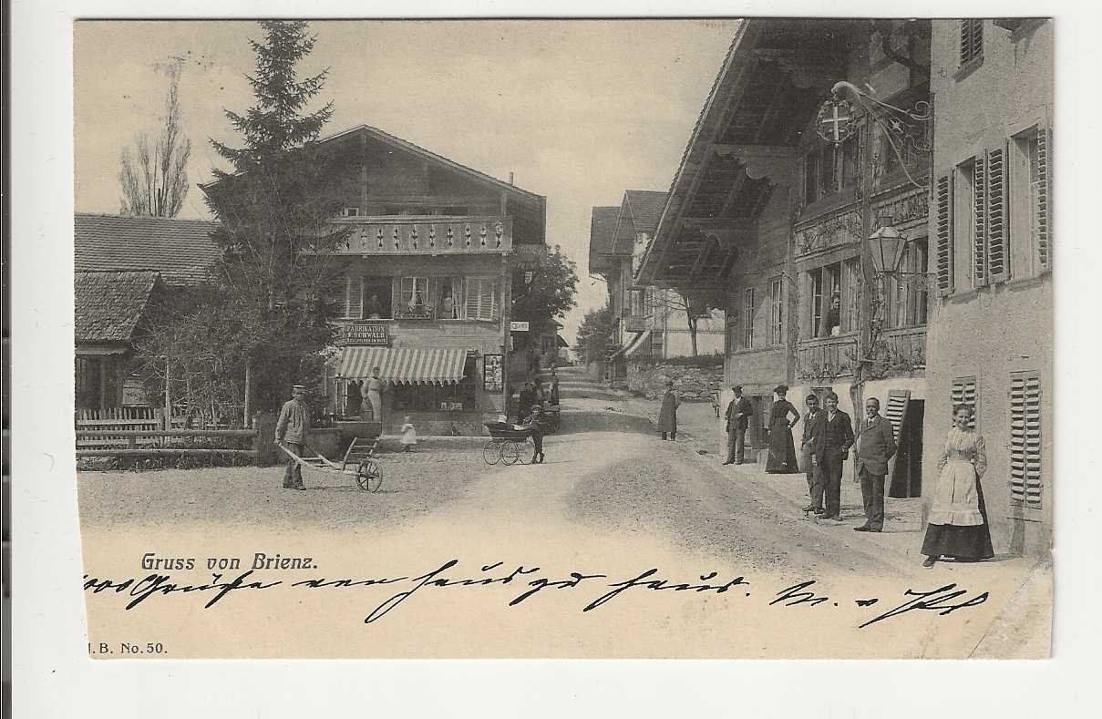 Cartoline postali: Brienz, 1905 – Usato da Spiez venduto da Niesen20