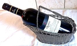 Weinhalter aus Silberplattendrath im französichen Stil
