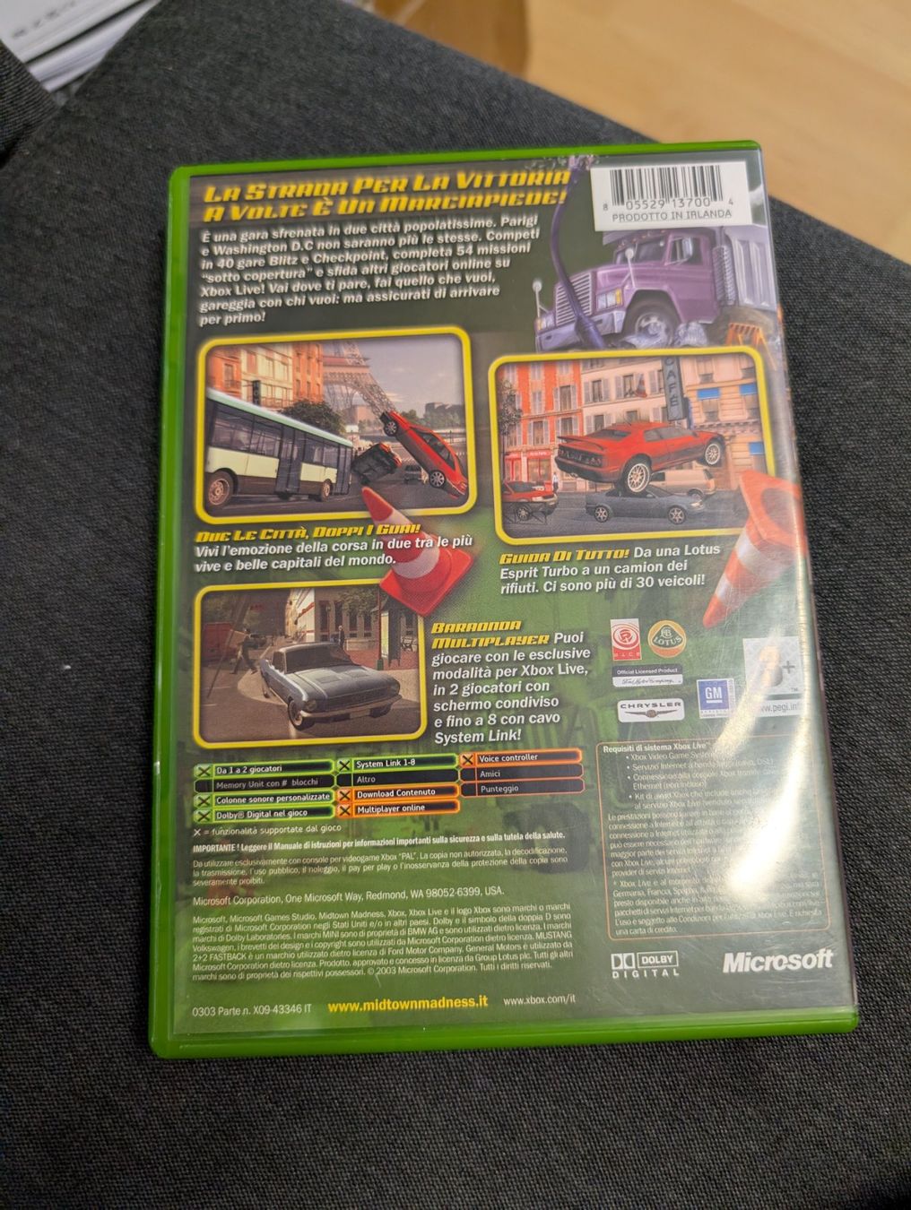 Jeux: Midtown madness 3 Microsoft Xbox – D'occasion à Giubiasco par Ticinerd 1