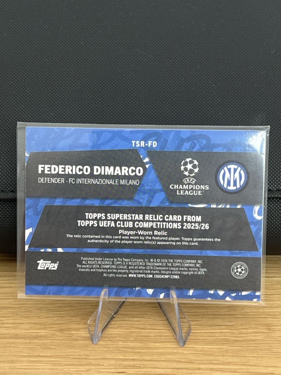 Topps Sammelbilder & Trading cards: Federico Dimarco Worn-Patch /99 Topps Inter Mailand – Neu (gemäss Beschreibung) aus Neuhausen am Rheinfall von Shampinho10 1