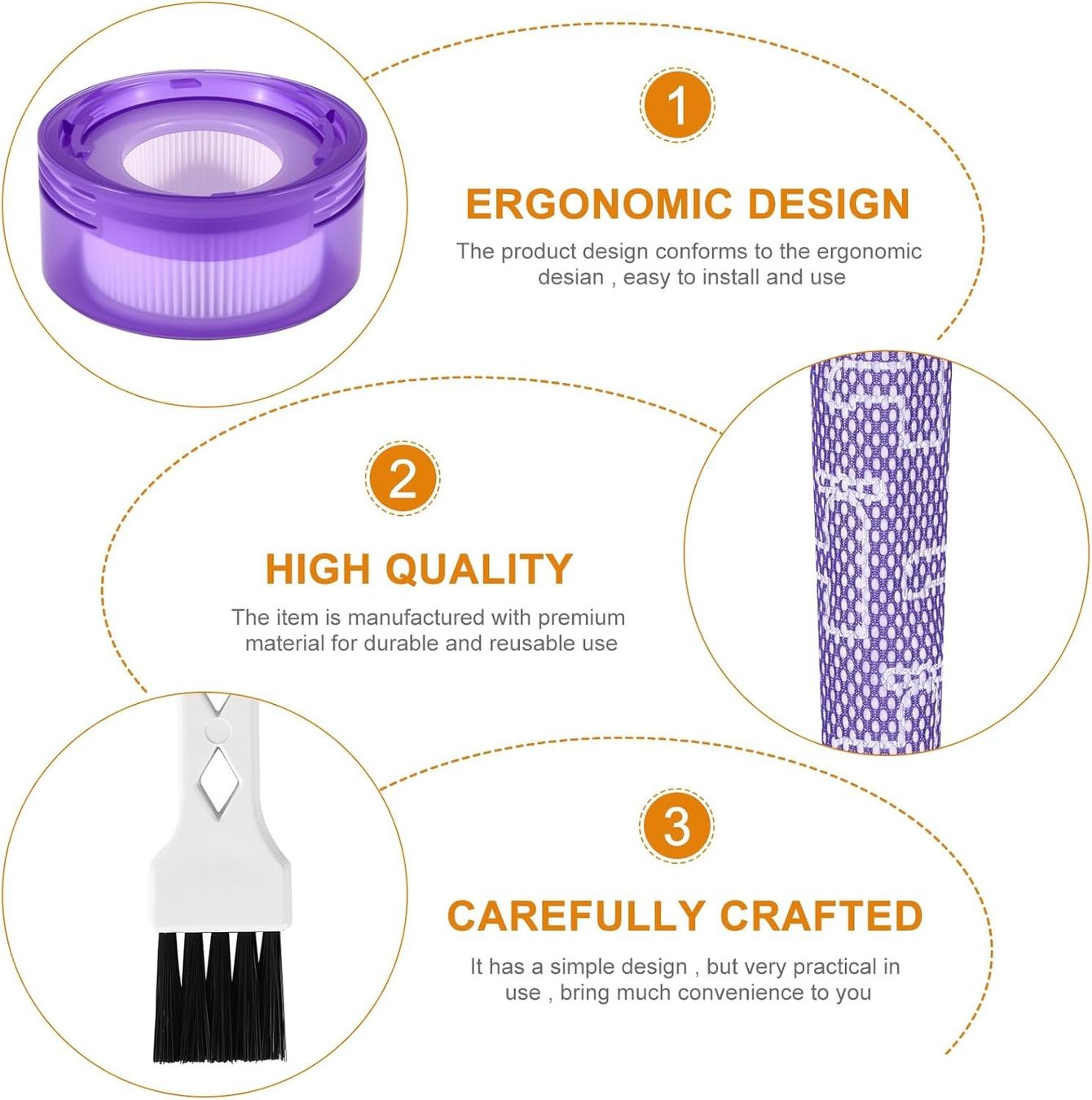 Dyson Altro per la casa: Dyson V8 Filter Set 6 Stück + Bürste – Nuovo e nell'imballaggio originale da Suhr venduto da SchnapperCH 2