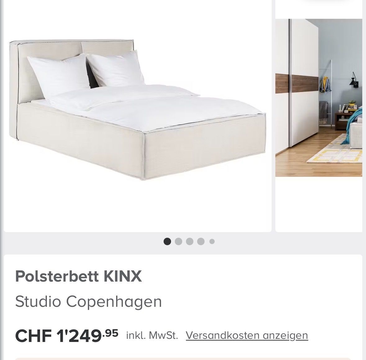 Studio Copenhagen Letti: Bett 180x200 | Studio Copenhagen – Usato da Rudolfstetten venduto da nin_58tn 1