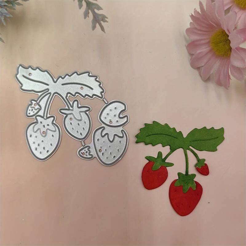 Sciablone: Erdbeeren  - Stanzschablonen – Nuovo e nell'imballaggio originale da Frenkendorf venduto da jazzplatten 2