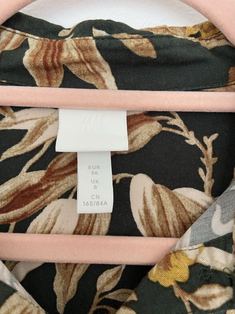 H&M Vestiti: Hemdkleid H&M Blumenmuster Grösse 36 – Usato da Walde SG venduto da k_gii 3